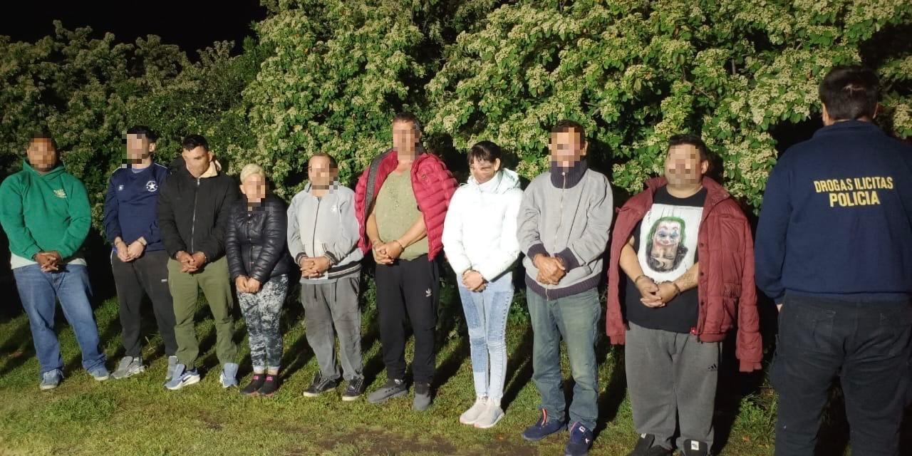 Desbarataron una banda narco que operaba en el centro de la Provincia